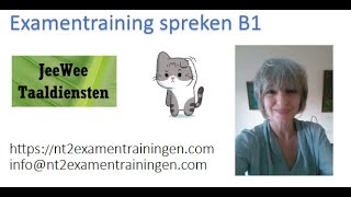 Oefenvideo Staatsexamen spreken B1 [upl. by Hsoj]