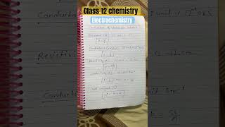 Conductance of electrolytic solutions class 12 chemistry [upl. by Rebmeced]