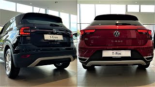 New Volkswagen TROC 2023 vs New Vw TCross 2023 Comparison by Supergimm [upl. by Neeli503]