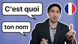 How To Ask quotWhat Is Your Namequot In French  Julien Moulin [upl. by Negrom]