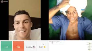 iShowSpeed MEETS Ronaldo On Omegle [upl. by Jannel]