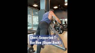 Chest Supported TBar Row  Upper Back [upl. by Darnok]