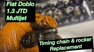 JTD 13 multijet timing chain replacement [upl. by Adnawed573]