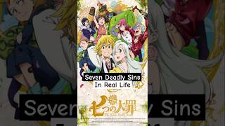 Seven deadly sins in real life  shorts ytshorts history ytfacts anime short viralvideo [upl. by Maillij543]