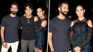 Shahid Kapoor Ishaan Khatter Celebrate Mira Rajput Birthday At A Restaurant [upl. by Duile]