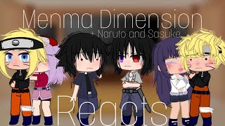 Menma dimension reacts Part 1 Naruhina  Sasusasku Read description [upl. by Sherrie335]