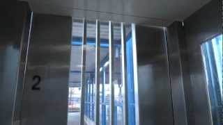 DEVE Holeless Hydraulic elevator  Danderyds Hospital Bus station Stokholm Sweden [upl. by Hilly722]