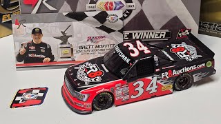 NASCAR Diecast Review 2023 Brett Moffitt FR8 Talladega Truck Win 124 [upl. by Barnie]