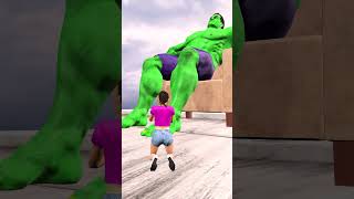 TRex Dino Chase Spider Man  Hulk Attack Dinosaur  King Kong Stop Hulk dinosaurs kingkong hulk [upl. by Marduk]