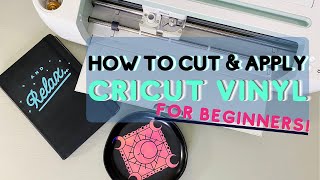 How To Cut amp Apply Cricut Vinyl For Beginners  Cricut Maker [upl. by Arrek672]