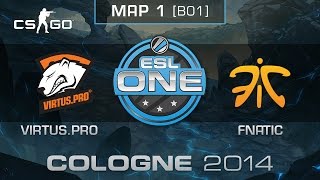 Virtuspro vs Fnatic  ESL One Cologne 2014  Group C  CSGO [upl. by Adnim]