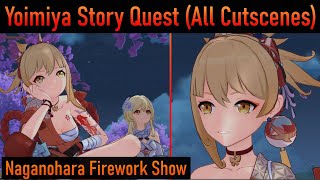 Genshin Impact  Yoimiya Story Quest All Cutscenes Carassius Auratus Chapter Act I [upl. by Deth]