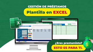 TUTORIAL CONTROL DE PRESTAMOS  PLANTILLA EN EXCEL [upl. by Selima719]