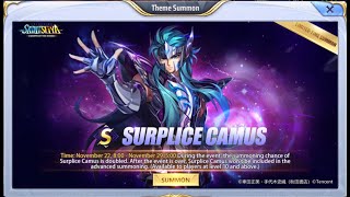 Live♦️ Saint Seiya Awakening KOTZ  Surplice Camus All Out Gacha 6000 Advance Gems for Summon [upl. by Annairoc]