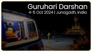 Guruhari Darshan 45 Oct 2024 Junagadh India [upl. by Combes]