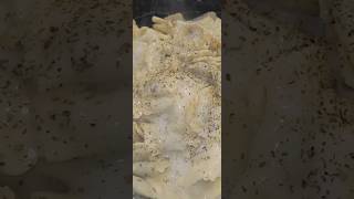 Spinach ravioli with Garlic Alfredo sauce food cooking foodlover shortvideo viral viralvideo [upl. by Yrrat934]