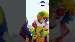 A couple of colorful clowns are dancing a funny dance [upl. by Esilana]