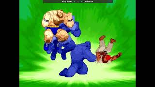 Street Fighter Alpha 3 King Aures vs La Muerte [upl. by Anahsed778]