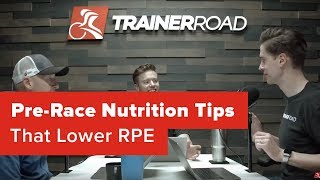 PreRace Nutrition Tips That Lower RPE  Ask a Cycling Coach Podcast 141 [upl. by Olodort]