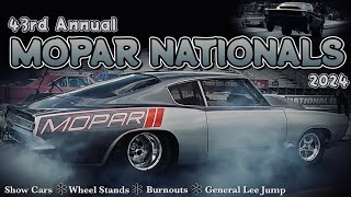 MOPAR NATIONALS 2024 43rd Annual Car Show and Drag Racing [upl. by Ramsey567]