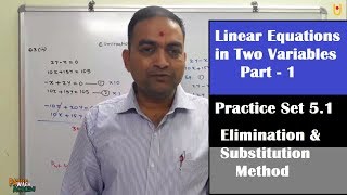 Linear Equations in two variables Class 9th New Syllabus Maharashtra Board Part 1 [upl. by Onitnatsnoc262]