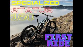 New Specialized Status 160 First Ride [upl. by Nolrah]