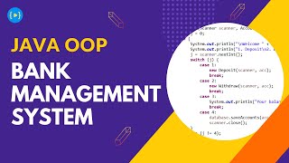 Bank Management System using Java Object Oriented Programming OOP Part 1 [upl. by Cykana280]