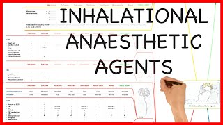 INHALATIONAL ANAESTHETIC AGENTS PHARMACOLOGY SERIES [upl. by Ociredef]