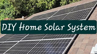 DIY Solar Energy Complete Solar Power System Install Video [upl. by Pittel]