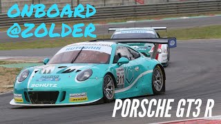 Onboard  Porsche GT3 R at Circuit Zolder [upl. by Middendorf]