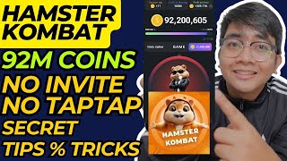 HAMSTER KOMBAT AIRDROP  92 MILLION COINS DAILY SA HAMSTER KOMBAT  TIPS amp TRICKS VIDEO TUTORIAL [upl. by Neall]