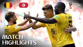 Belgium v Tunisia  2018 FIFA World Cup  Match Highlights [upl. by Rosalie276]