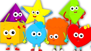 The Shapes song  Nursery Rhymes  Learn Shapes  Kids songs [upl. by Renba]