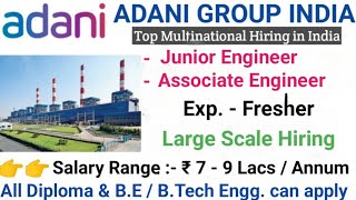 Adani Group Fresher Recruitment 2024 I Diploma Jobs I Graduate Jobs I Engineering Jobs 2024 [upl. by Hoffert]