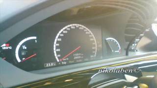 Mercedes S65 AMG Start Up  Fly by and Drives off with Lovely Sound SkopjeMacedonia [upl. by Yemar826]