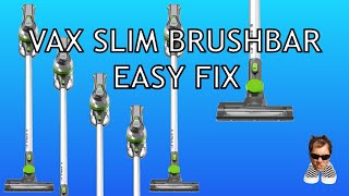 VAX SLIM brush roller stopped EASY FIX 2 minutes [upl. by Sneve656]