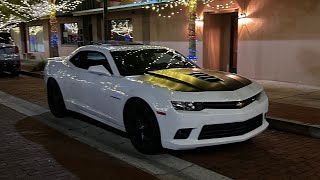 Camaro SS Longtube Headers w FULL STRAIGHT PIPE PURE LS3 SOUND [upl. by Kendricks407]