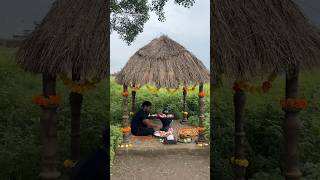 Mitti se Mahadev Mandir banaya 🕉️  clay shivling making  diy shivling shorts [upl. by Koerlin115]