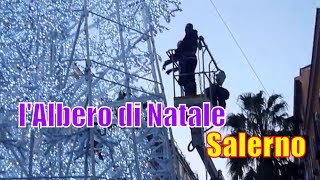 lAlbero Natale montaggio 2 parte Salerno 2533 [upl. by Pfaff]