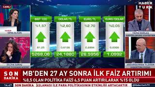 CANLI  Merkez Bankası faizi \u0015e yükseltti [upl. by Terhune]