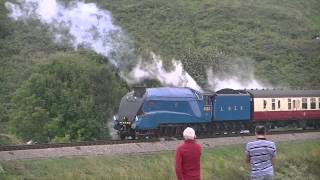 a4 bittern in trouble as it stalls on the tobay express at waterside 140914 [upl. by Yann233]