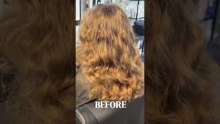 Burgundy hair transformation beesambeauty vancouverhairstylist [upl. by Acirahs]