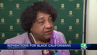 Secretary of State speaks on reparations for Black Californians [upl. by Meridel]