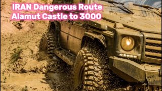 IRAN Dangerous Route Alamut Castle to 3000 Road [upl. by Aiksas]