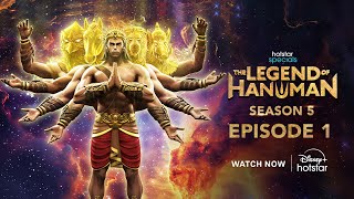 Hanuman vs Makardhwaj  Hotstar Specials The Legend Of Hanuman S5  Episode 1 [upl. by Vivica]