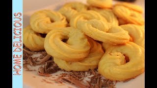 Vanilla Danish Butter Cookies [upl. by Atnohs]