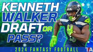 Kenneth Walker Fantasy Football Outlook 2024  Top 10 Season Incoming [upl. by Anazraf44]