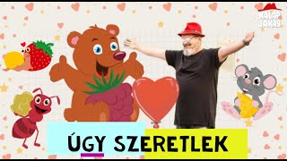 Kalap Jakab  Úgy szeretlek majd megeszlek gyerekdal animáció [upl. by Atinel]