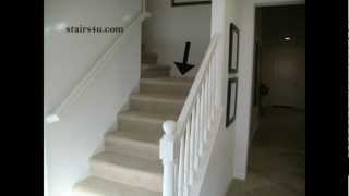 What Is A Stair Landing  Stairway Construction Parts [upl. by Anilorak]