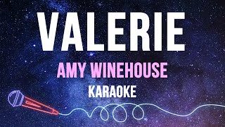 Amy Winehouse  Valerie Karaoke with Lyrics [upl. by Siocnarf]